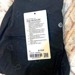 Lululemon logo align leggings